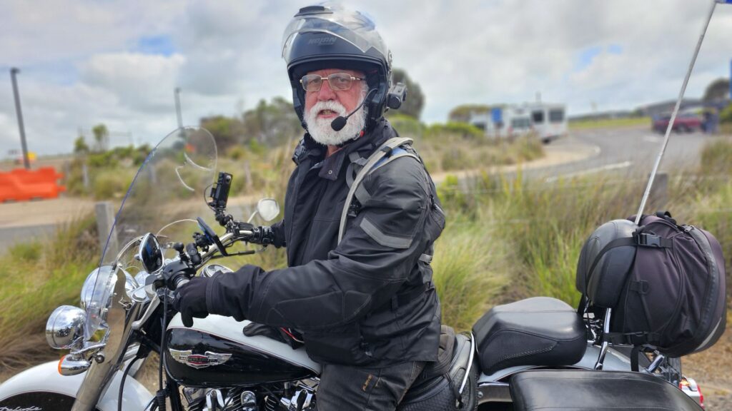 David leading a ride